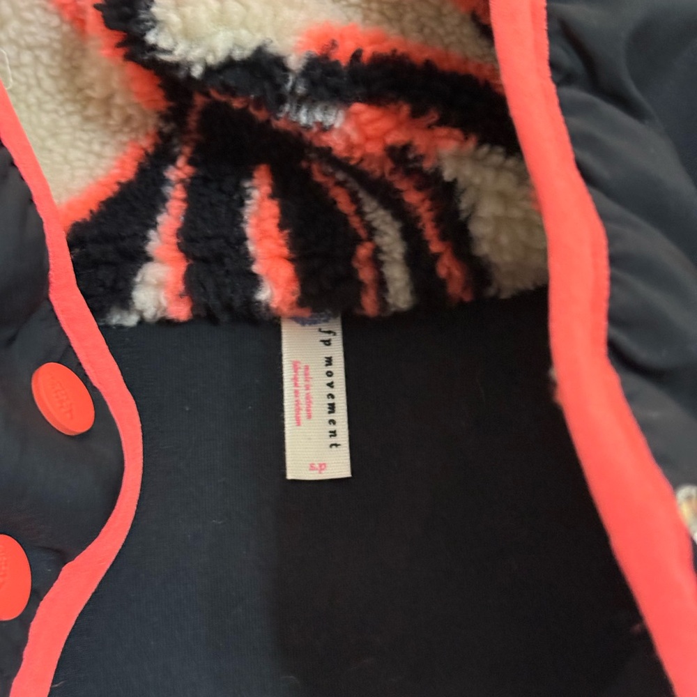 Free People FP Movement Rocky Ridge Hit the Slopes Fleece Pullover Magnolia - Picture 5 of 6